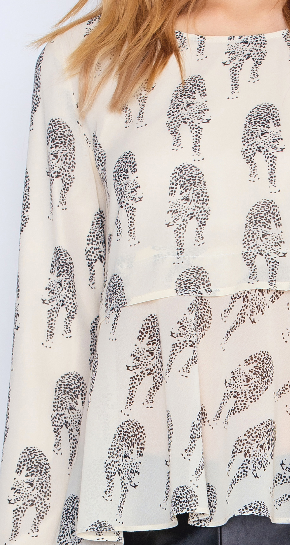 Blus Deep Forest - Vit - 3