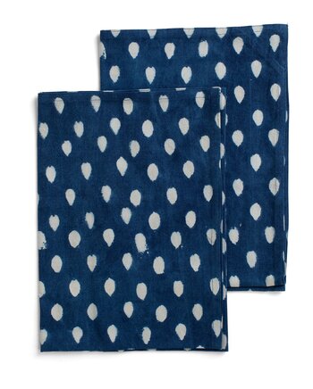 Kökshandduk- Indigo Drop- 50x70