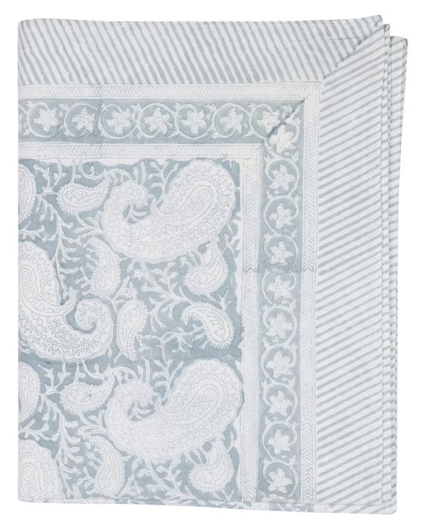 BORDSDUK | BIG PAISLEY | Cashmere Blue Extra Lång  - 150X350CM 