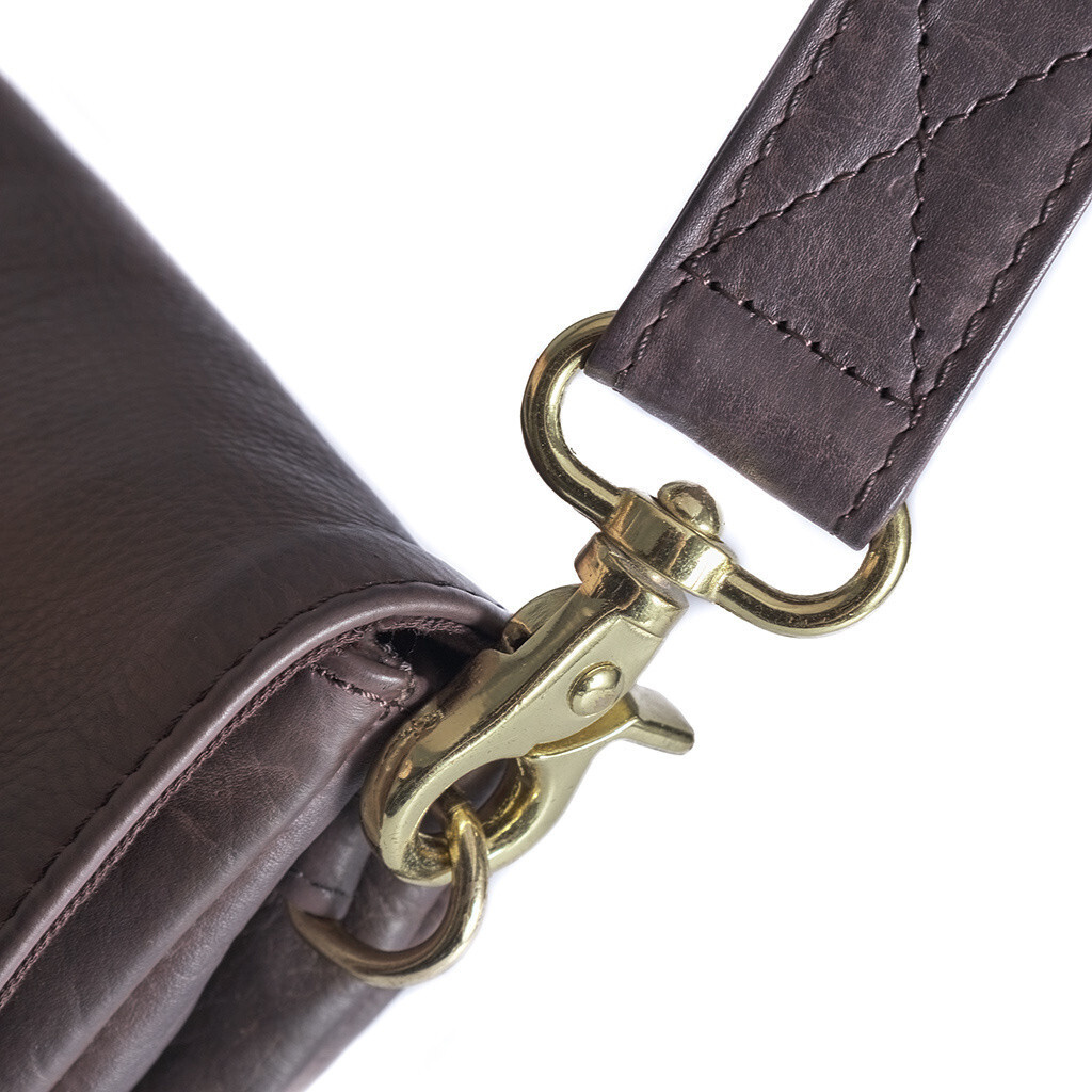 Clutch / Cross over bag - brown - 4