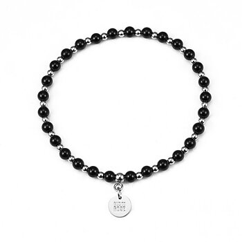 Bev Bracelet Black/Silver