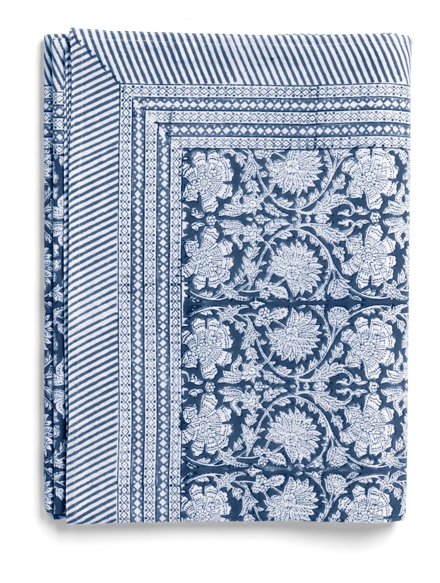 BORDSDUK | Paradise Cotton | Navy Blue 150x230