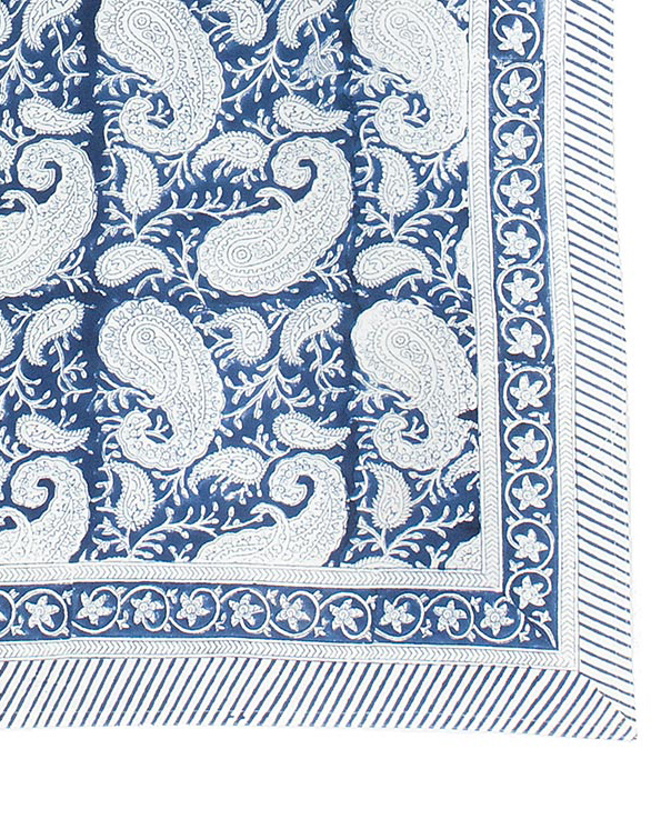 Bordsduk, Big Paisley Navy - 170x270 - 2