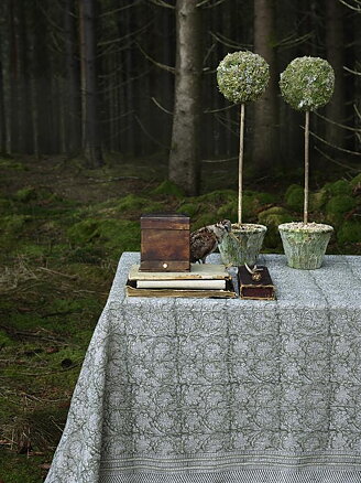 BORDSDUK | Paradise Linen | Green 150x230