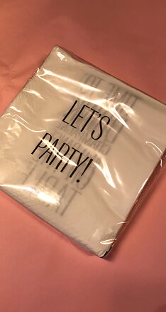 Servett "Time to Drink Champagne"
