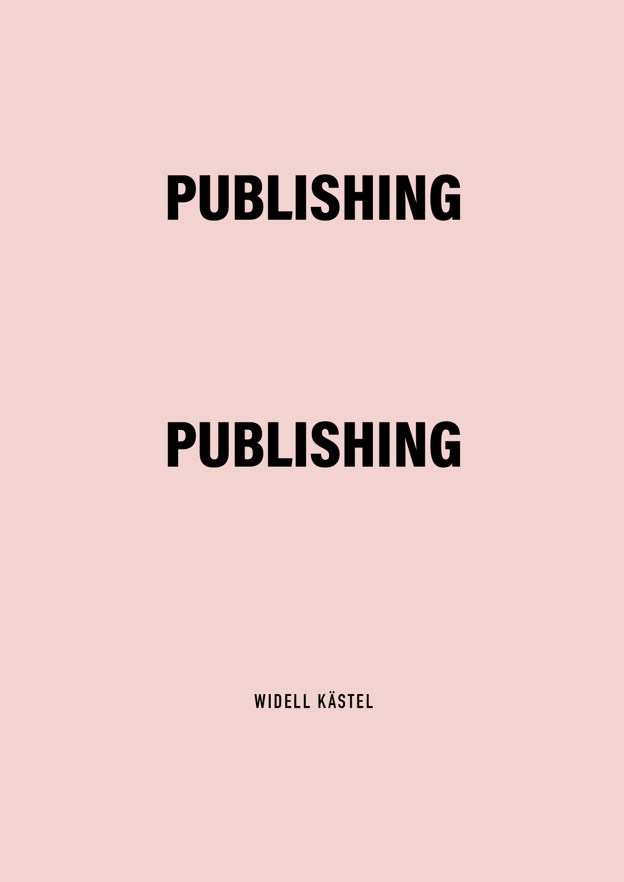 PUBLISHING PUBLISHING