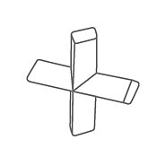 IKAFLON 20 cross (5 pcs.)