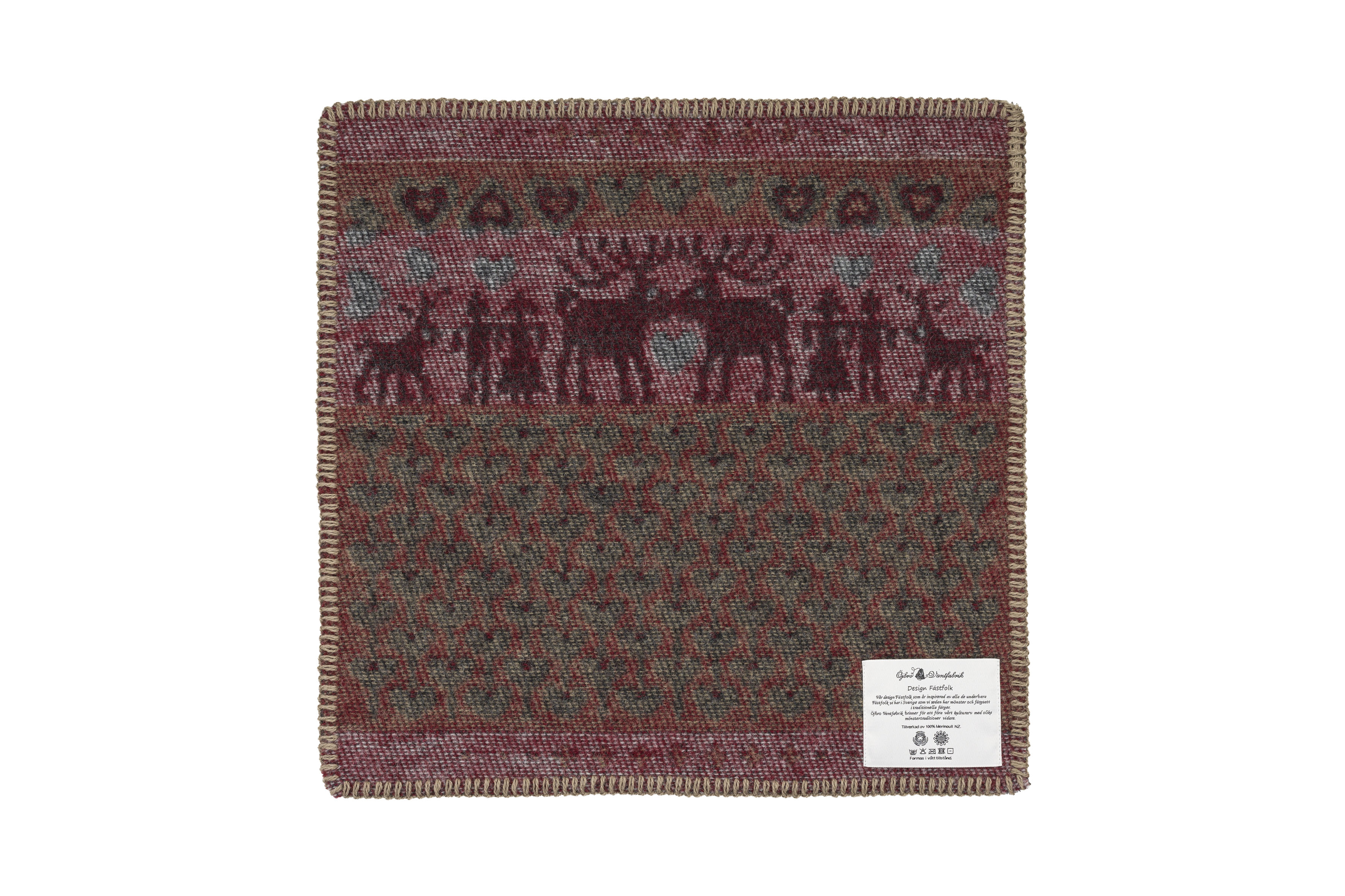 FÄSTFOLK EMBLA & ERLING, COUSSIN D'ASSISE,  43 x 43 cm - 2