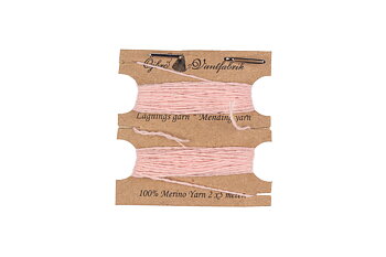 Lagningskit Tråd+Nål, Puder (61) 2 x 5m. 100% merinowool