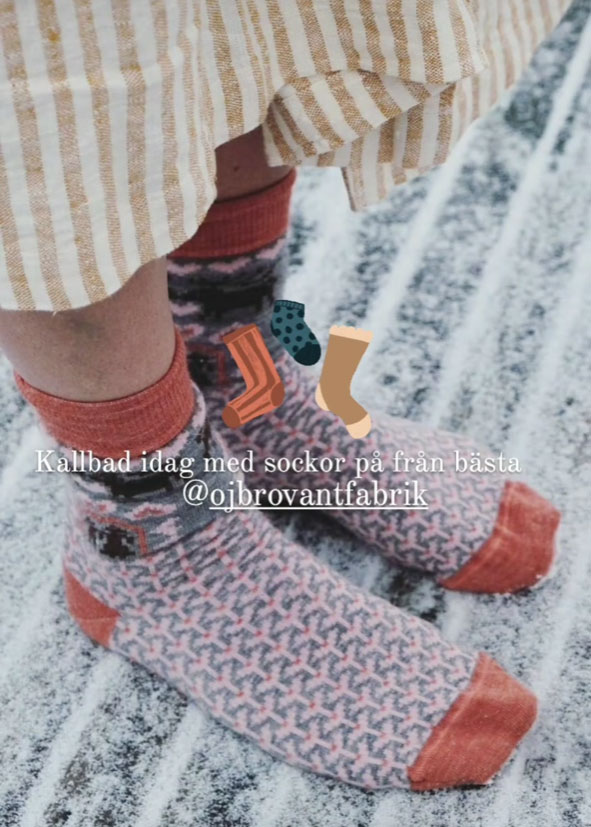 FÄSTFOLK EMILIA & EINAR, MERINOWOOL SOCK - 3