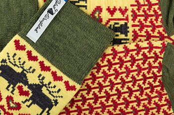 FÄSTFOLK EVELINA & EWALD, CHAUSSETTES EN LAINE MÉRINOS