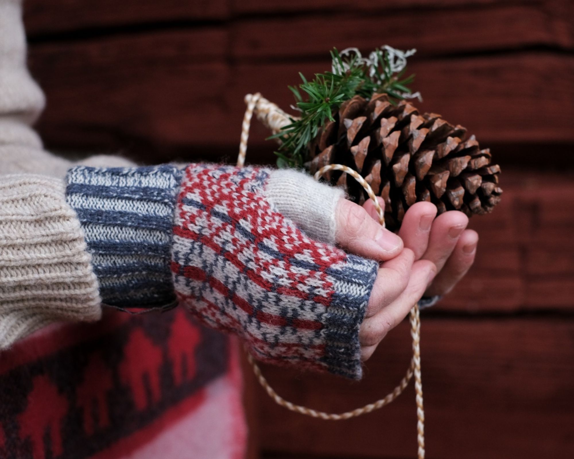 Merino wool wrist warmers