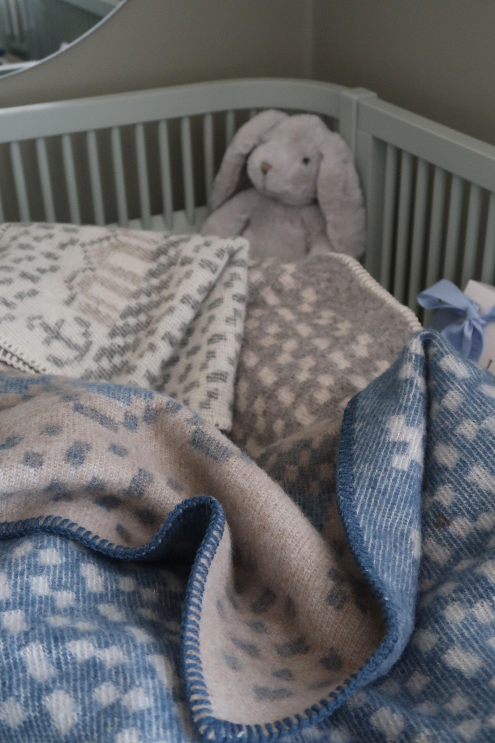 Wool felt baby blanket, pet friendly blanket