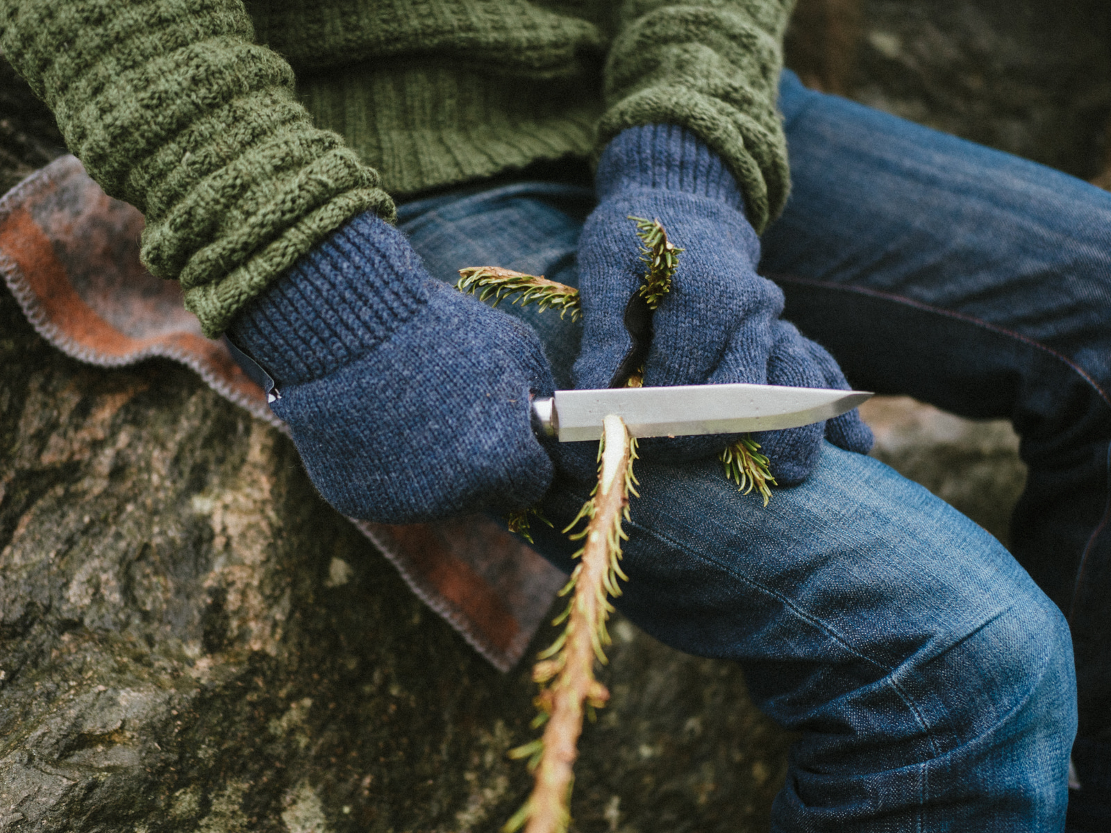 4-Layer merino wool gloves