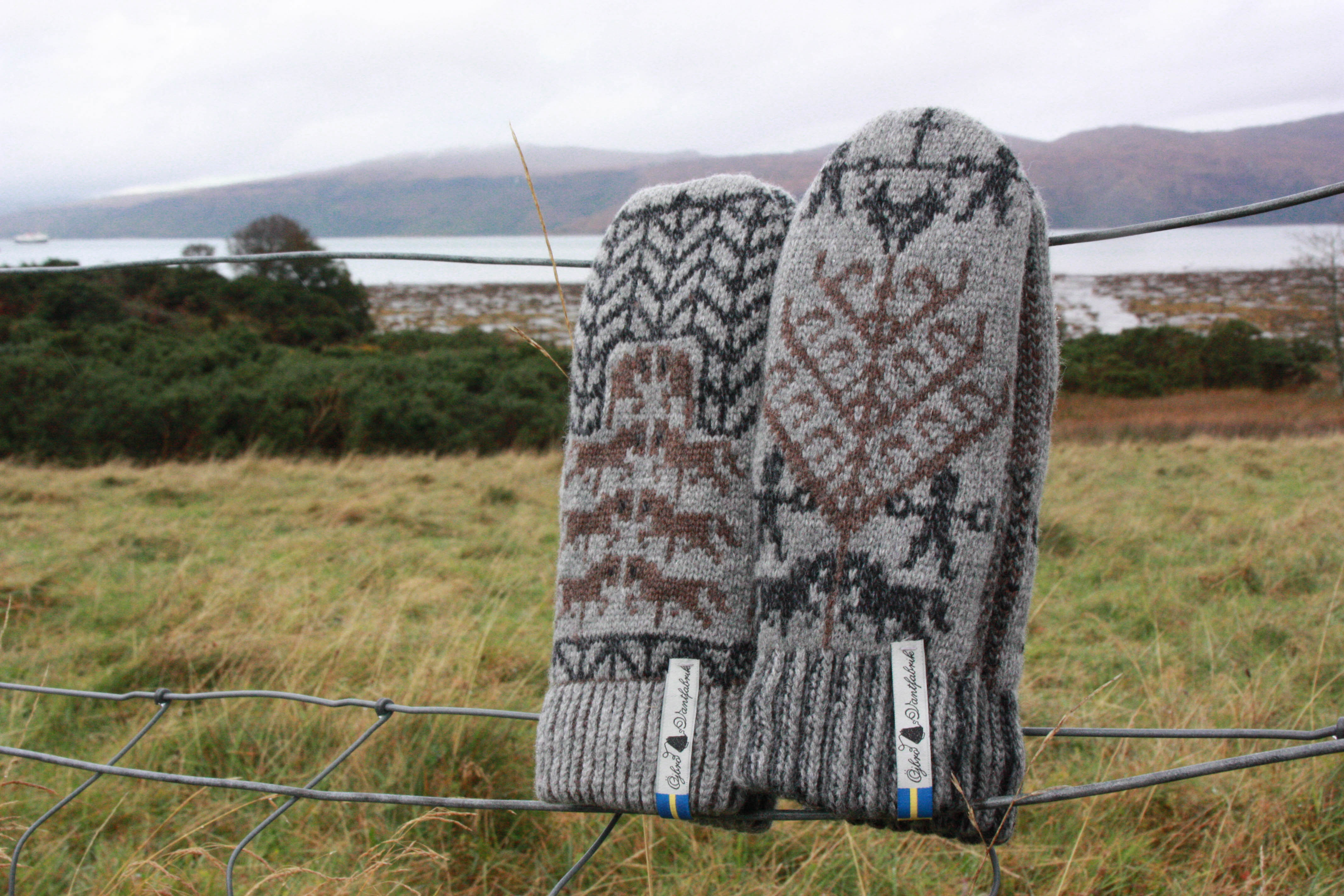 4-Layer merino wool mittens