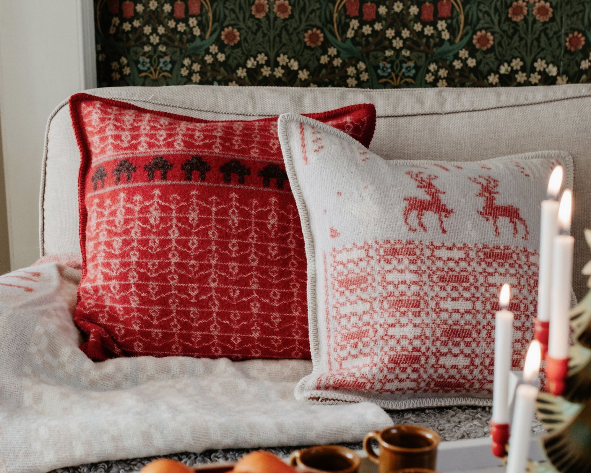 Cushion covers,  100% wool