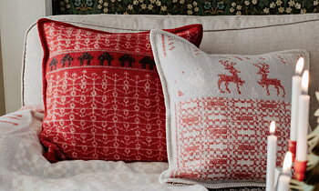 Cushion covers, 100% wool