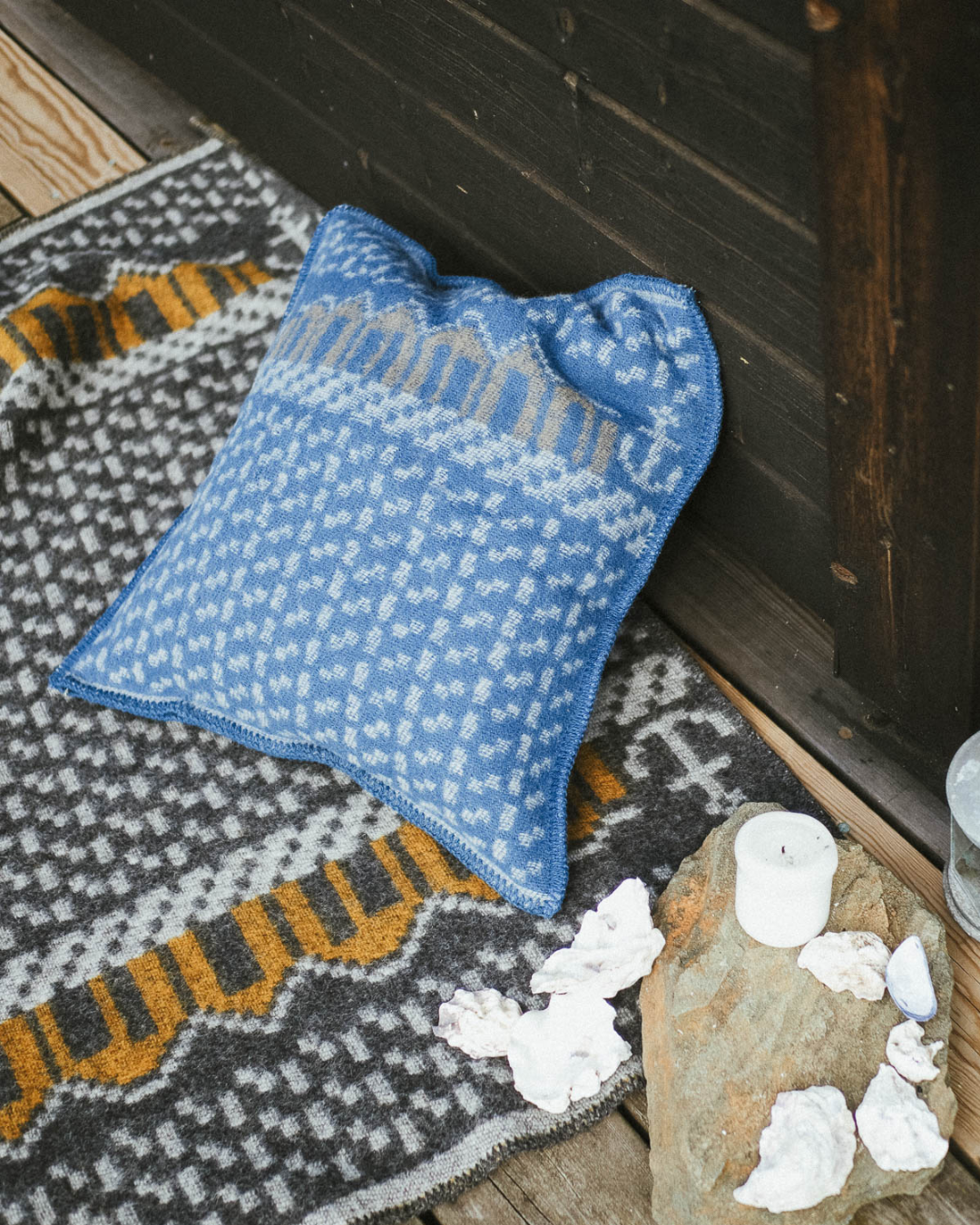 Housse de coussin, 100% laine