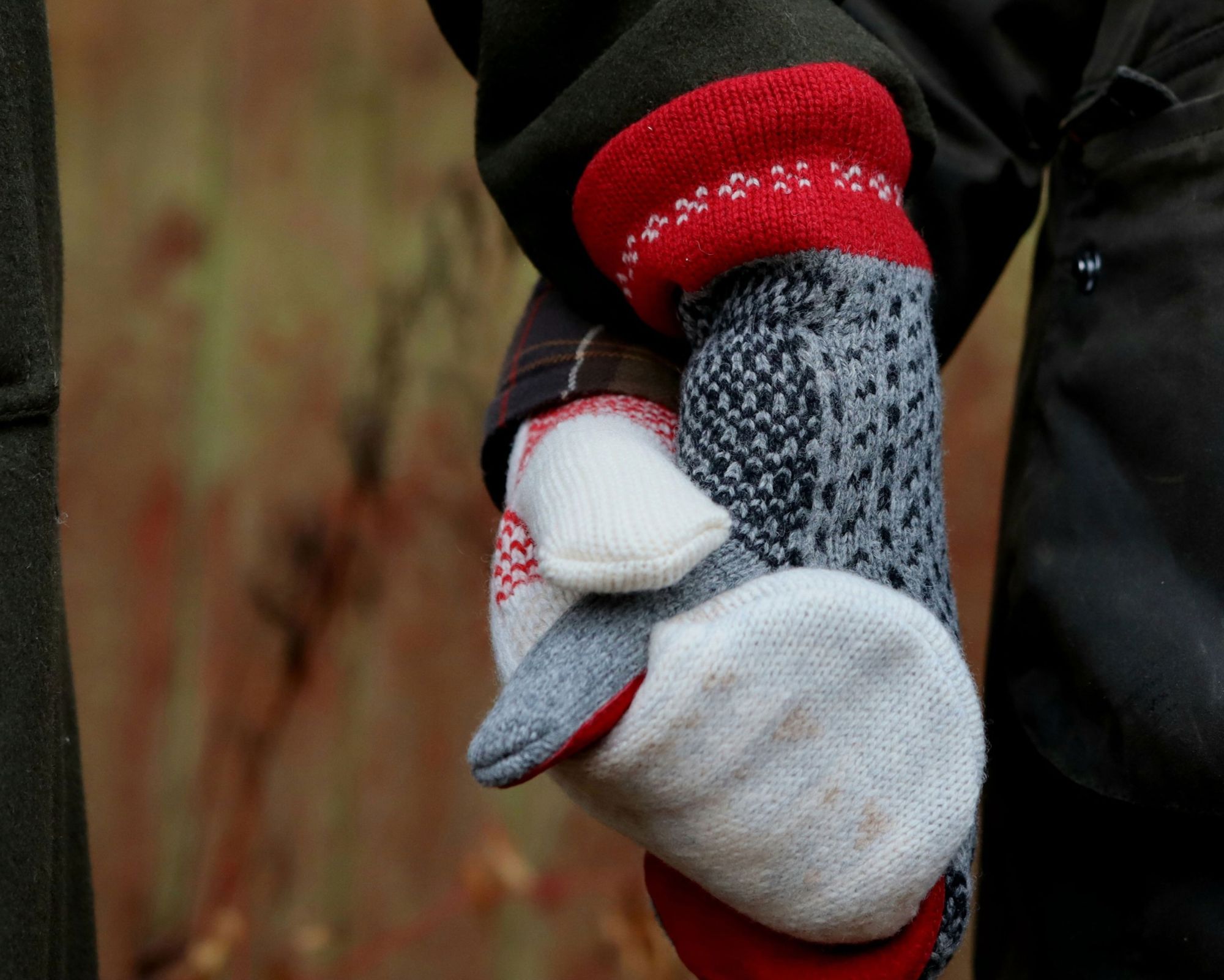 Merino wool mittens