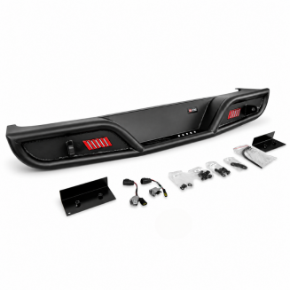 Bakre stötfångare – offroad Vermont – LED dimljus (Wrangler JK 07-17) - 5