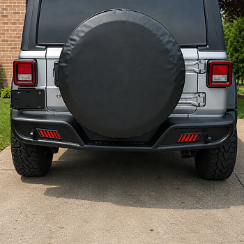 Bakre stötfångare – offroad Vermont – LED dimljus (Wrangler JK 07-17)
