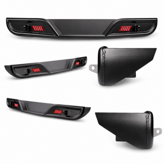 Bakre stötfångare – offroad Vermont – LED dimljus (Wrangler JK 07-17) - 4