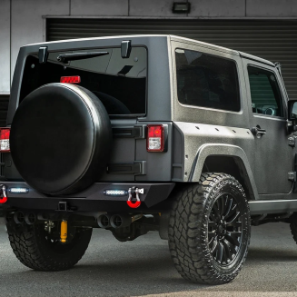 Bakstötfångare – offroad Nevada – schacklar & LED (Wrangler JK 2007 – 2017) - 3