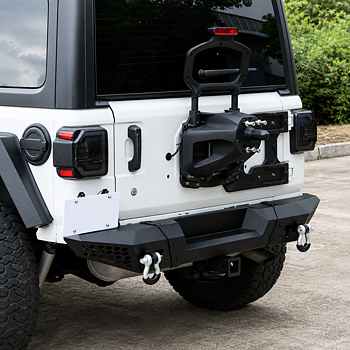 Bakre stötfångare – offroad Alaska – D-Rings & hållare för registreringsskylt (Wrangler JL 18-26)