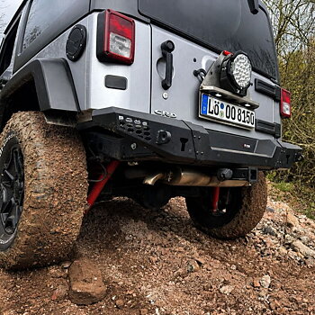 Bakre stötfångare – offroad Alaska – D-Rings (Wrangler JK 07-17)