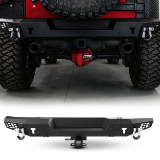 Bakre stötfångare – offroad Alaska – D-Rings (Wrangler JK 07-17) - 3
