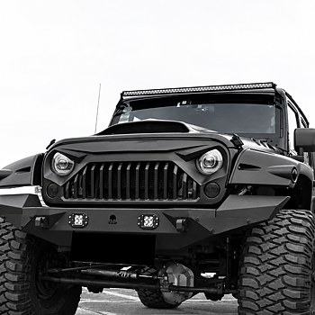 Övre grill – Topfire Monster Fury (Wrangler JK 2007 – 2017)