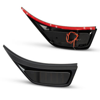Dynamiska dubbla LED sidomarkeringsljus (Wrangler JL 18-26) - 6