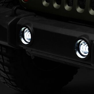 4" halo dimljus – Hel-LED med blinkers (Wrangler JK 07-18, JL 18-26) - 7