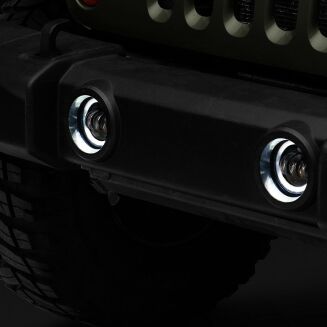 4" halo dimljus – Hel-LED med blinkers (Wrangler JK 07-18, JL 18-26) - 6
