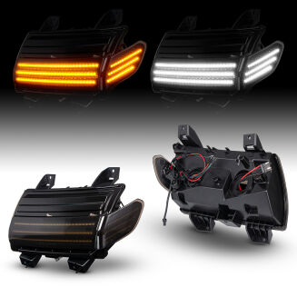 V2 röktonade LED blinkers + DRL + sidomarkeringsljus (Wrangler JL 18-26) - 3