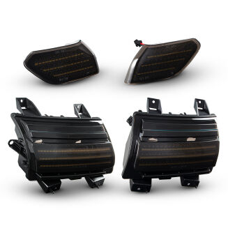 V2 röktonade LED blinkers + DRL + sidomarkeringsljus (Wrangler JL 18-26) - 8