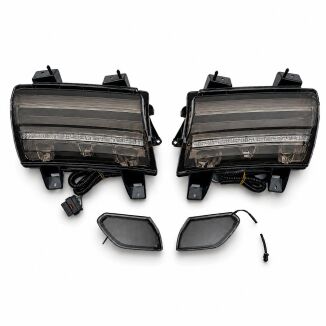 röktonade LED blinkers + DRL + sidomarkeringsljus (Wrangler JL 18-26) - 2