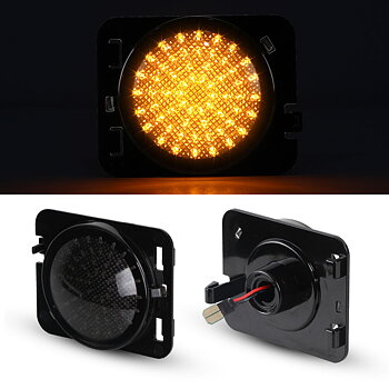 Dubbla LED sidomarkeringsljus (Wrangler 07-17 JK)