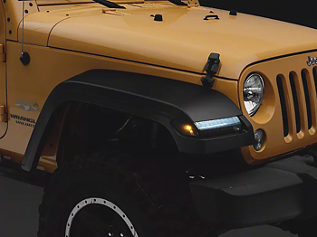 Skärmbreddare med sekventiella blinkers – JL stil (Wrangler JK 07-18)