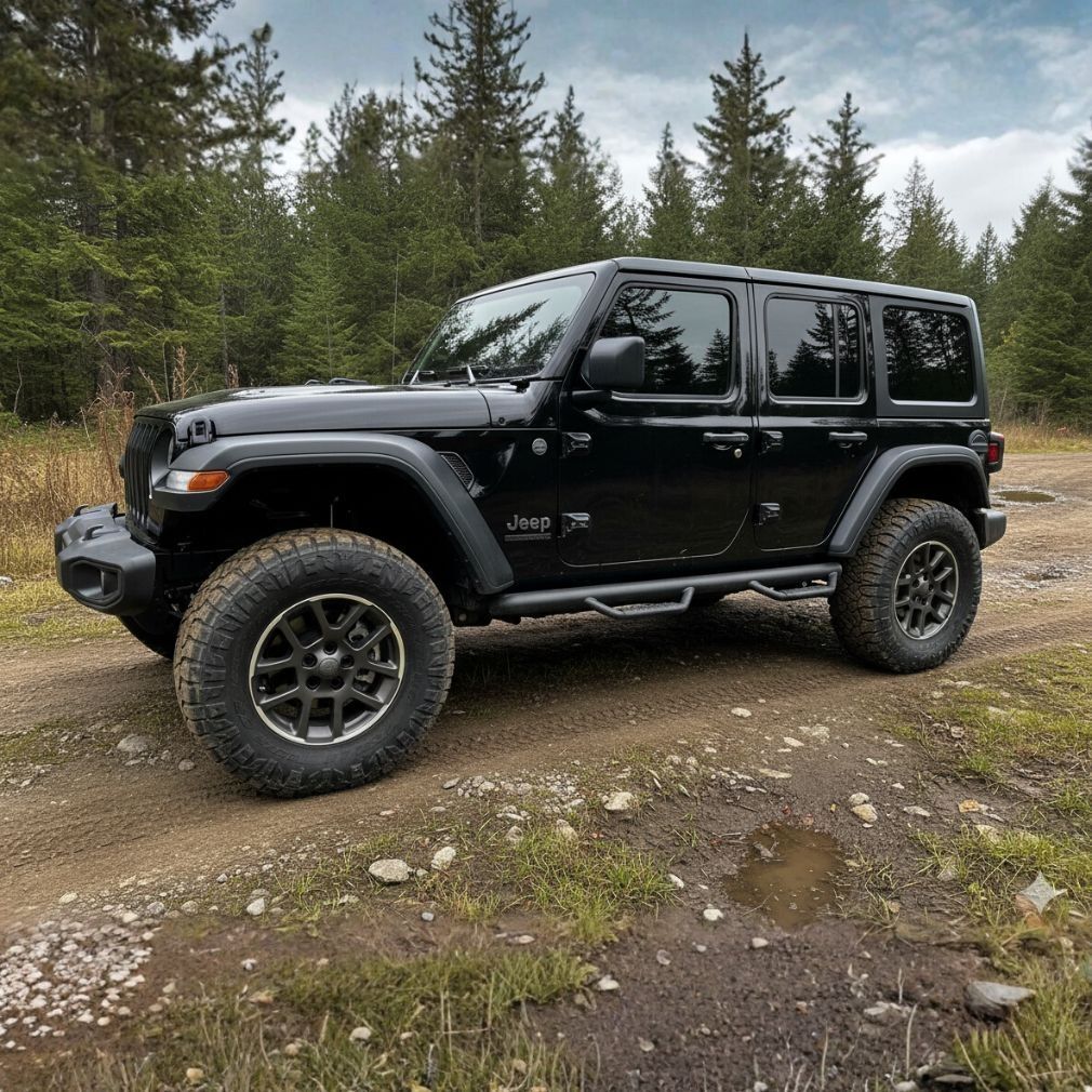 Skärmbreddare sats – extra frigång – fram och bak (Wrangler JL 18-26)