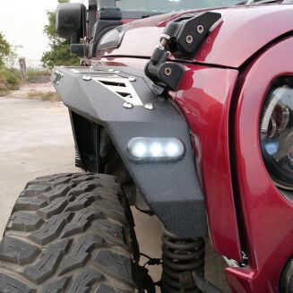 Skärmbreddare med LED-belysning – V2 (Wrangler JK 07-17) - 3