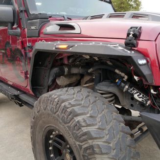 Skärmbreddare med LED-belysning – V2 (Wrangler JK 07-17) - 5