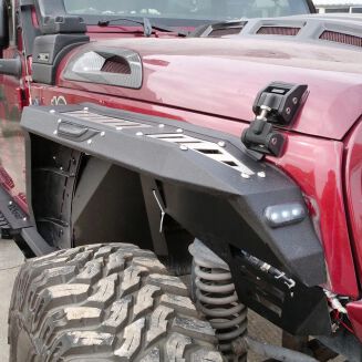 Skärmbreddare med LED-belysning – V2 (Wrangler JK 07-17) - 4