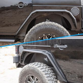 Skärmbreddare med LED-belysning – V1 (Wrangler JK 07-17) - 8