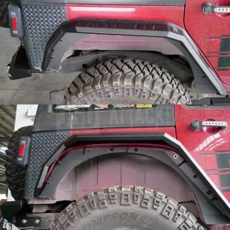 Skärmbreddare med LED-belysning – V1 (Wrangler JK 07-17) - 9