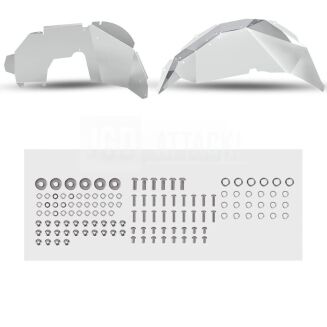Aluminium fram och bak innerskärmar – sats (Wrangler JL 18-26) - 9