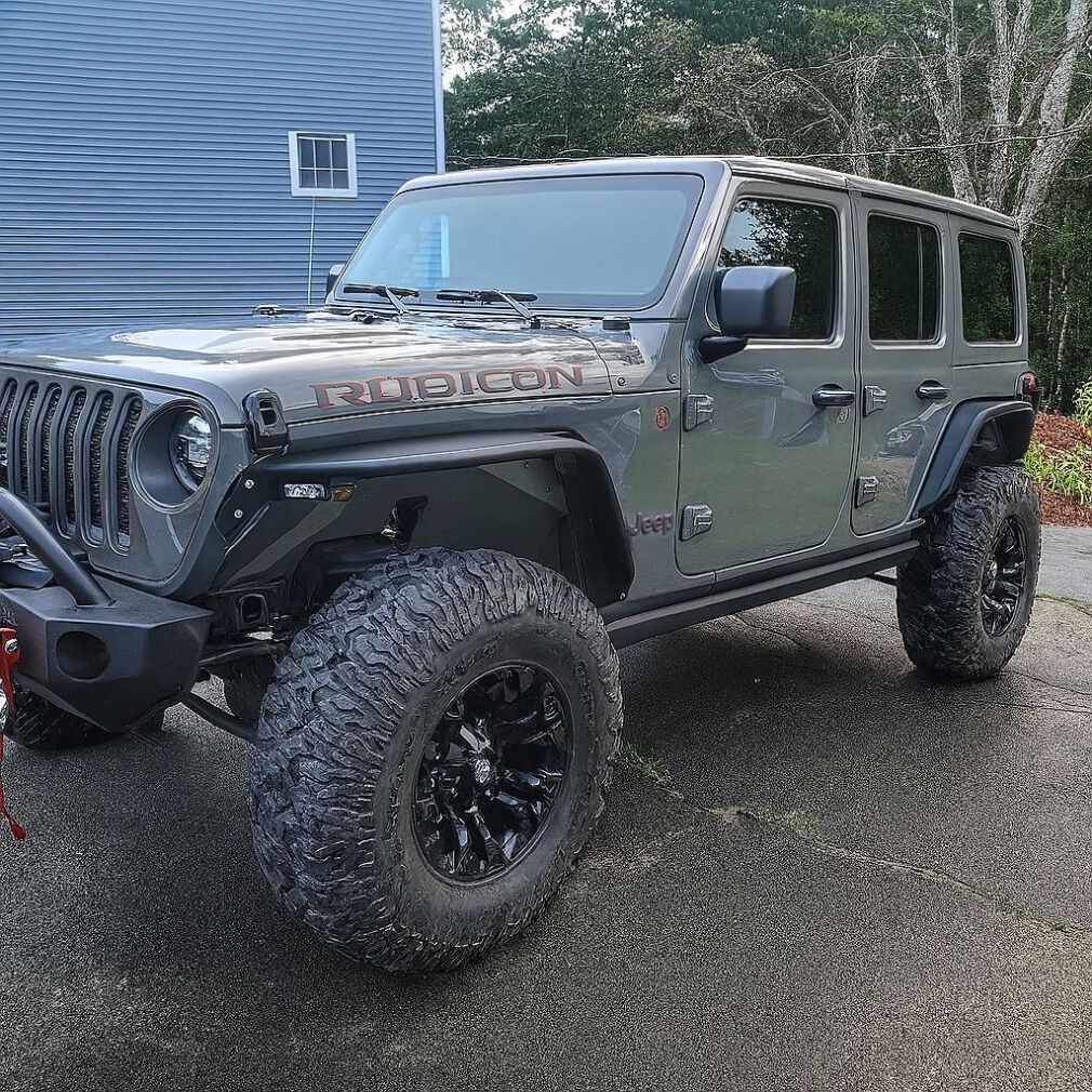 Aluminium fram och bak innerskärmar – sats (Wrangler JL 18-26)