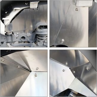 Aluminium fram och bak innerskärmar – sats (Wrangler JL 18-26) - 5