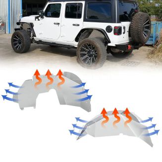 Aluminium fram och bak innerskärmar – sats (Wrangler JL 18-26) - 8