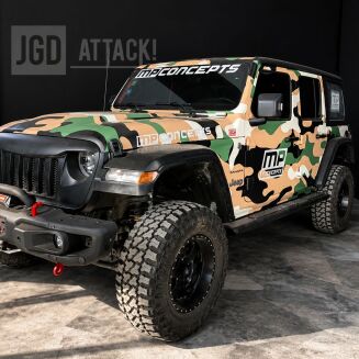 Sidesteps i aluminium – svart strukturfinish (Wrangler 2018 – 2023 JL 4-dörrars) - 3